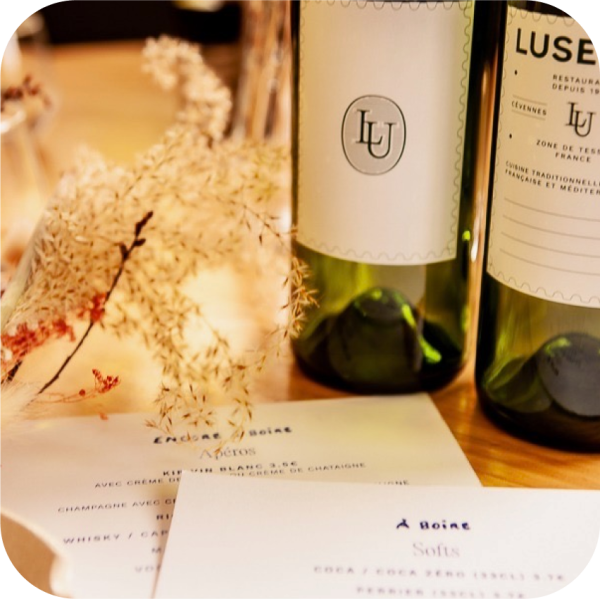 La carte - La Lusette - Restaurant Le Vigan - bien manger LE VIGAN